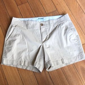 Old Navy khaki Chino Shorts